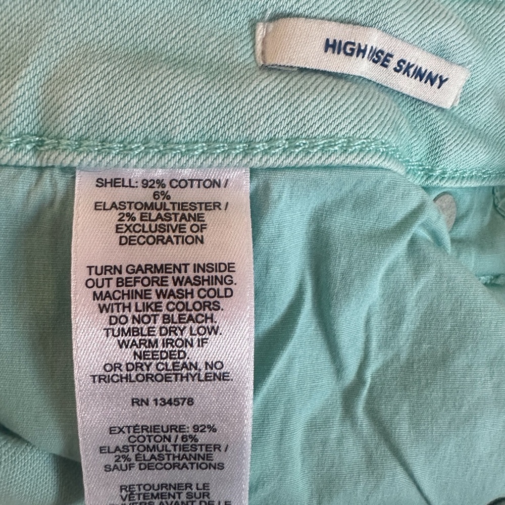 Vineyard Vines Stretch Raw‎ Hem High Rise Skinny Ankle Jeans Womens 29 - Picture 4 of 5